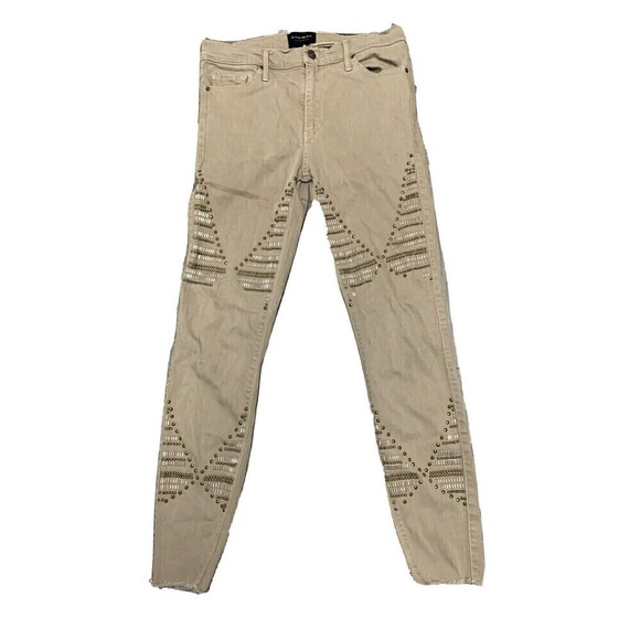 WOMENS Black Orchid‎ Denim Size 28 Noah Ankle Fray Broken Arrow - Picture 1 of 11